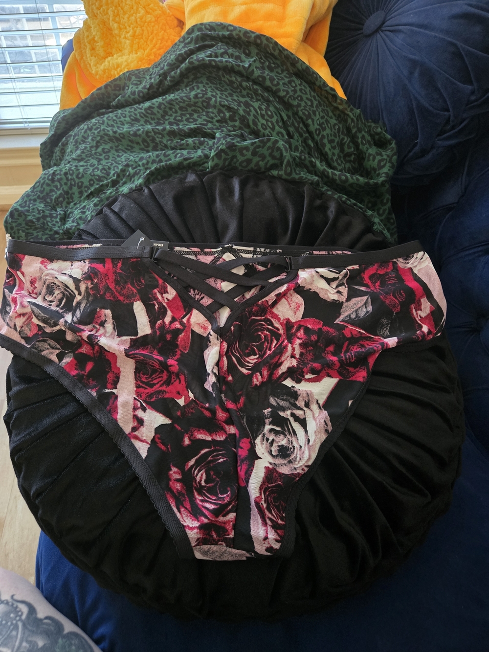 Torrid Floral Cage Back Hipster Pantie - Picture 3 of 5